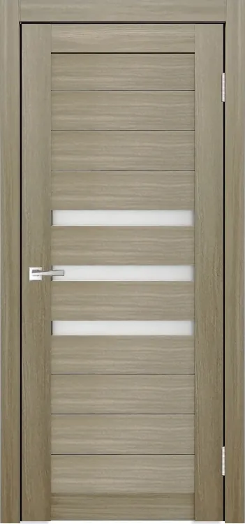 Фото Межкомнатная дверь Легенда X-6 Тон Неаполь Остекление Сатинат белое